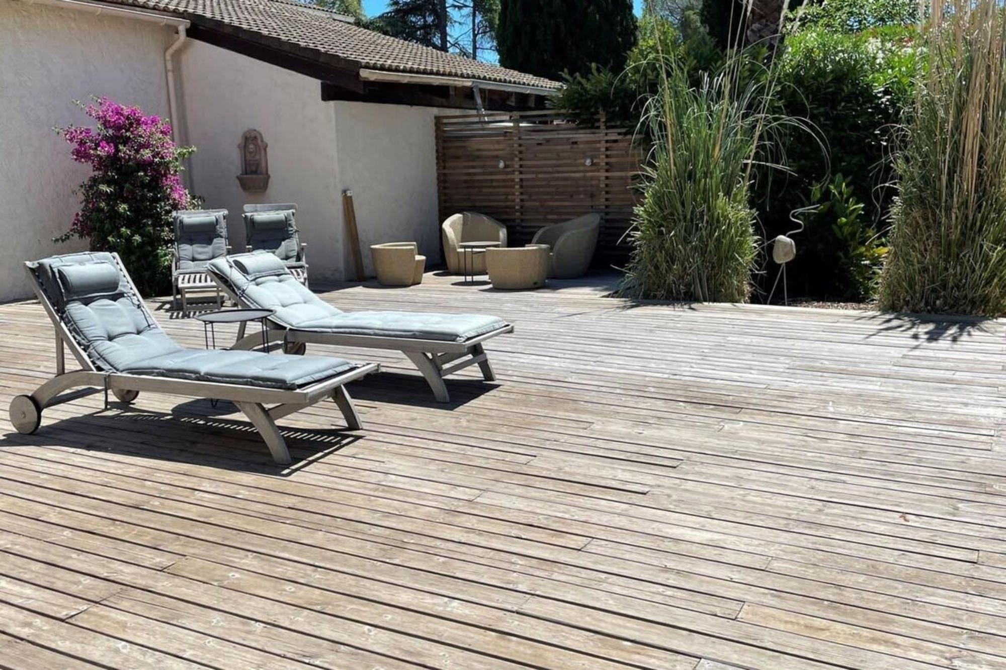 06V - Beautiful Villa With Spa Pool And Tennis Biot Exteriér fotografie